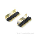 Cabeçalho de pino de 1,0 mm preto 12p preto 12p